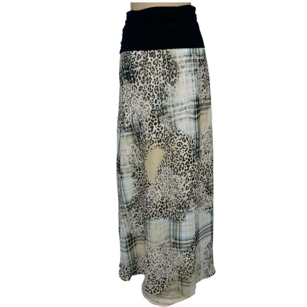 Lapis Blue Multi Animal Print Skirt/ Dress